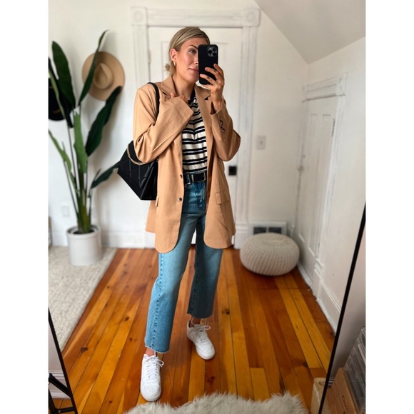 SALE FRAME LE JANE CROP HIGH RISE JEAN - Picture 1 of 10